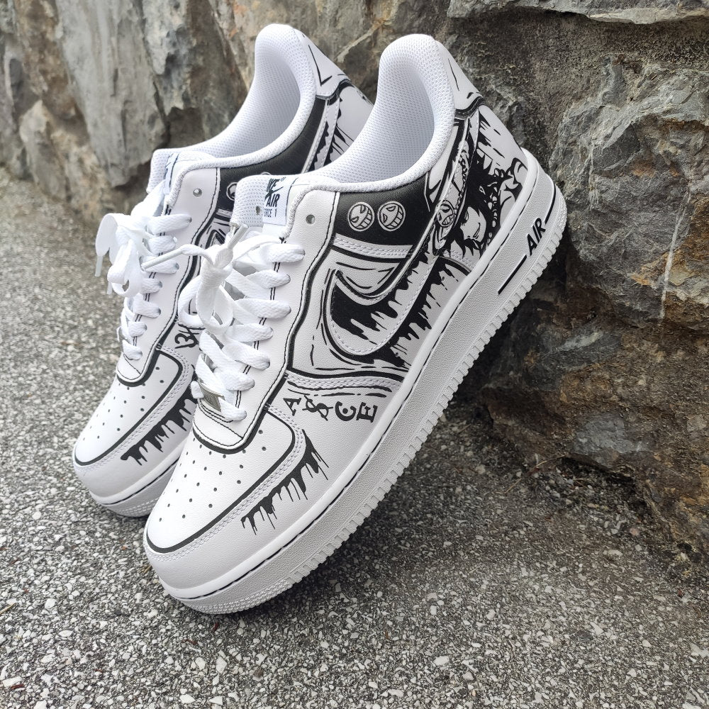 Air force 1 Custom One Piece Cartoon