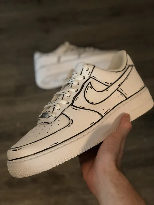 Air force 1 Custom sneakers personnalisees Yee Sox
