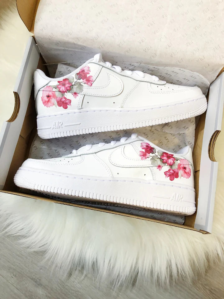 Air force 1 Custom Fleur Rose